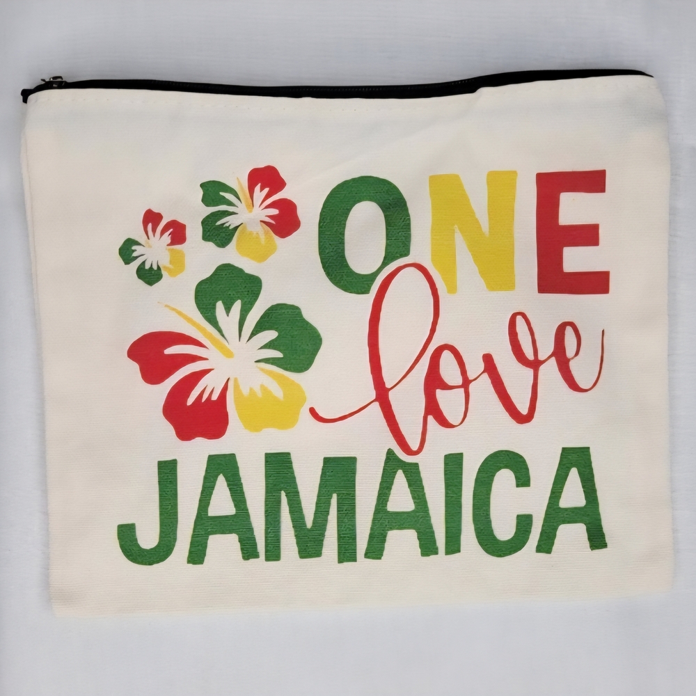 One Love Jamaica Canvas Pouch‎